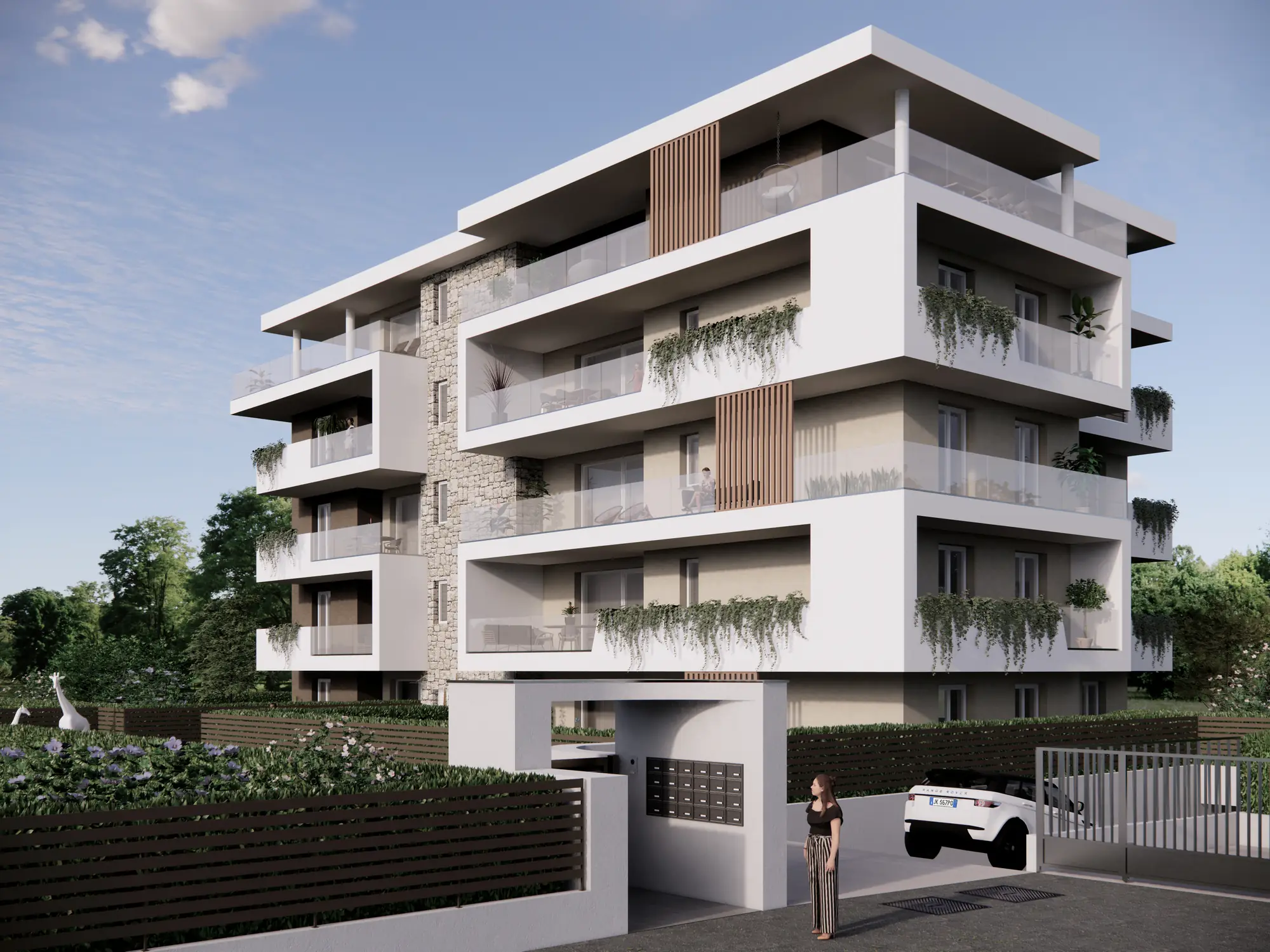 Anteprima del modello tridimensionale delle due palazzine di Park City